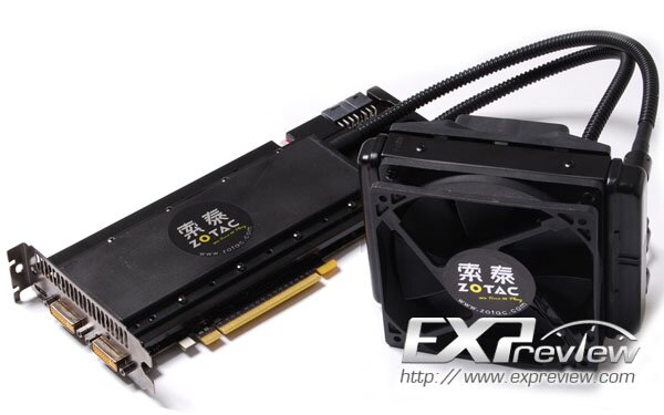 Zotac GTX 580 с системой водяного охлаждения